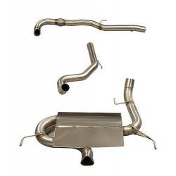 Piper exhaust Vauxhall Corsa D-Turbo - VXR Turbo back system with De-cat and 1 silencer, Piper Exhaust, TCOR21BS